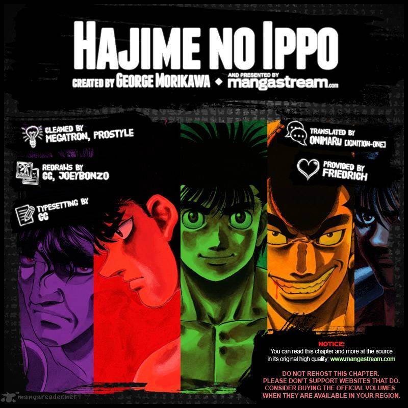 Hajime no Ippo: Fighting Spirit, Chapter 965 image 02